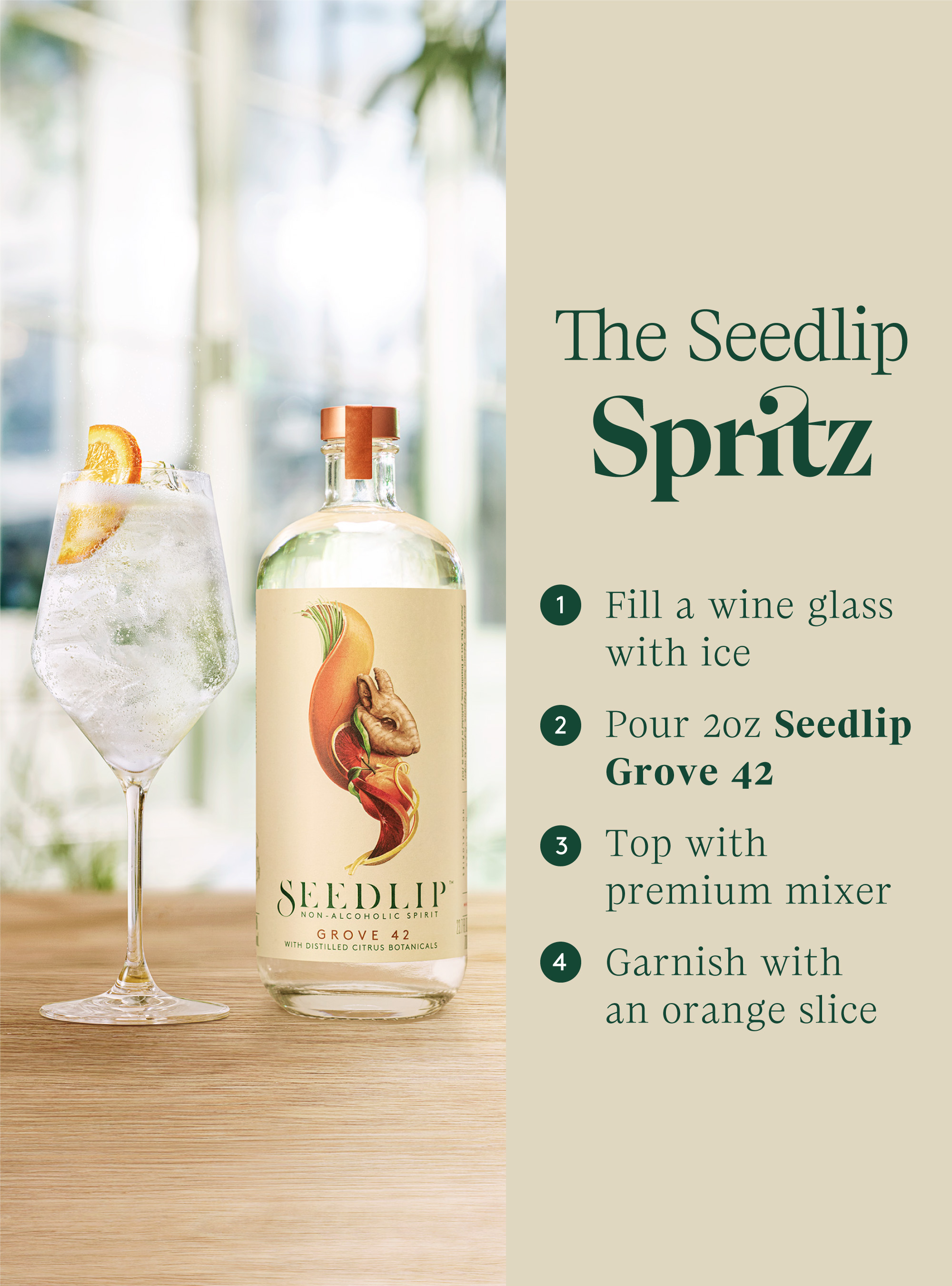 Seedlip: un spiritueux sans alcool sophistiqué