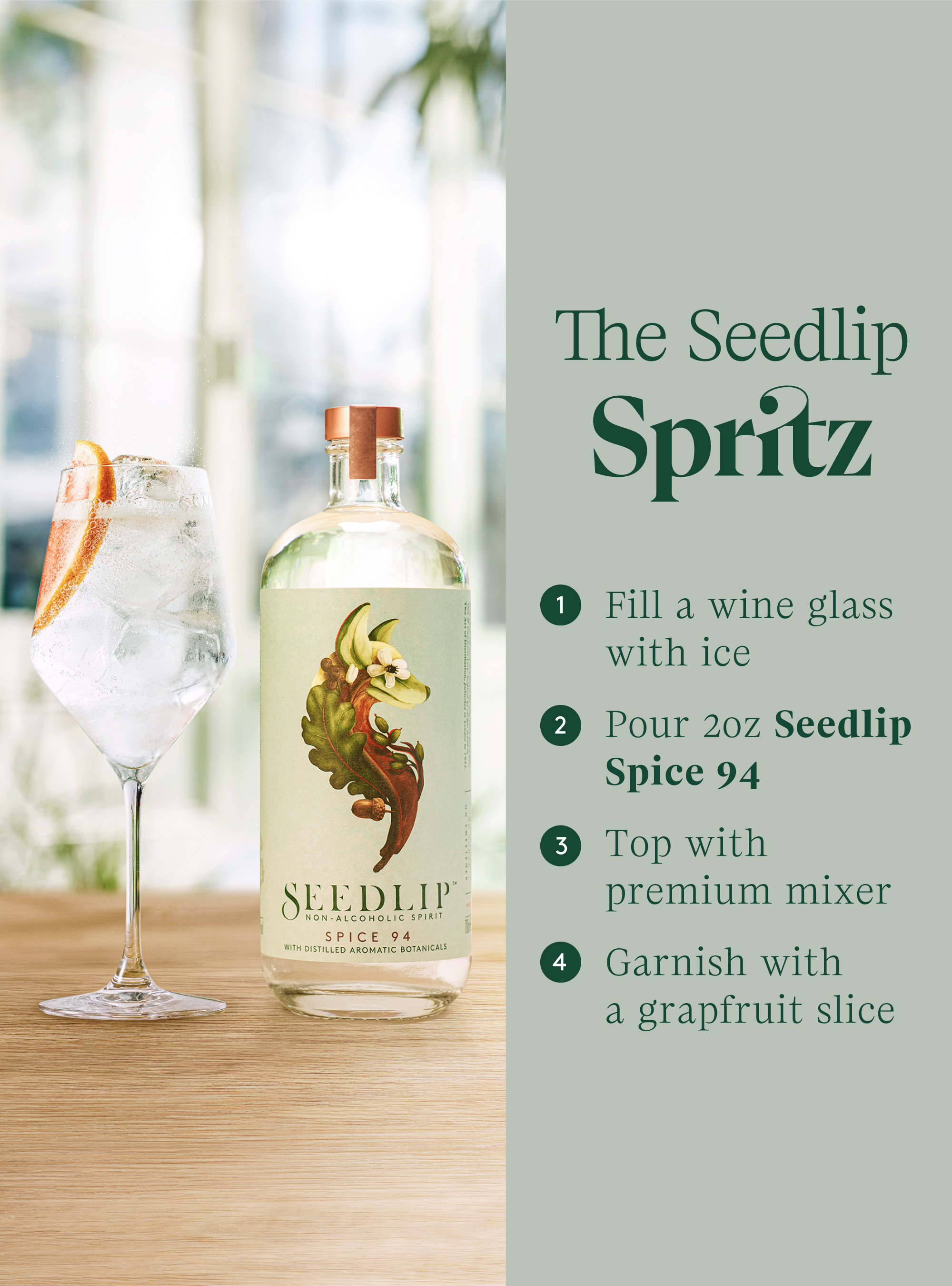 Seedlip Grove 42 ノンアルコール 700ml seedlip-spritz-serves-spice-
