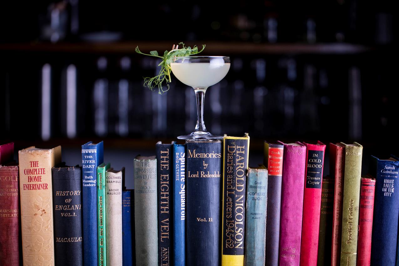 Martini on books.jpg